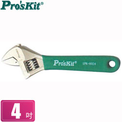 ProsKit 寶工 1PK-H024 4吋鈦金防滑活動板手