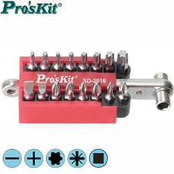 ProsKit 寶工 SD-2616 16合1不鏽鋼棘輪扳手組