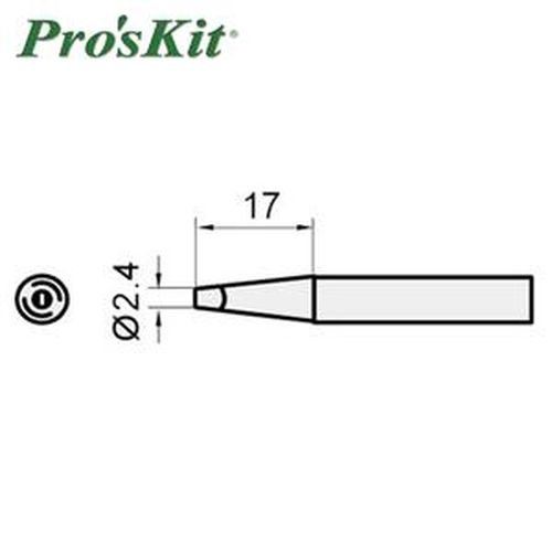 Pro'sKit 寶工 5SI-216N-2.4D 圓尖烙鐵頭 