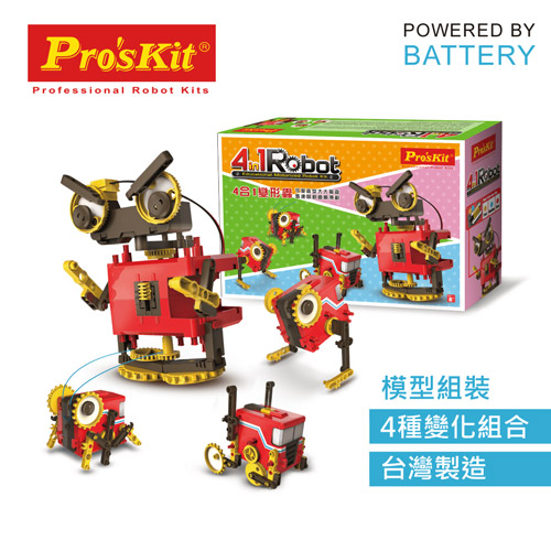 ProsKit 寶工科學玩具  GE-891  4合1變形蟲