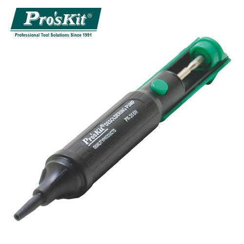 ProsKit 寶工 8PK-366N-G 雙環氣密吸錫器(綠色)