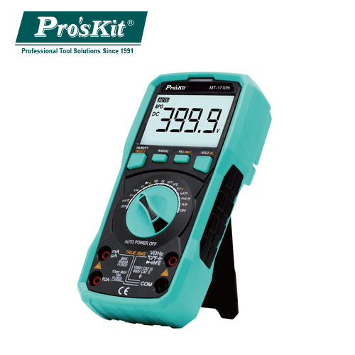 ProsKit寶工3-3/4真有效值自動量程電錶 MT-1710N