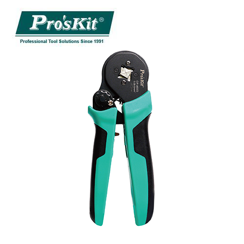 ProsKit寶工自調式歐式端子壓線鉗(四邊型) CP-460G