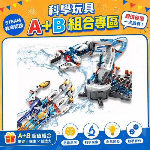 【超值組合】GE-634液壓機械手套+  GE-632 液壓機器手臂