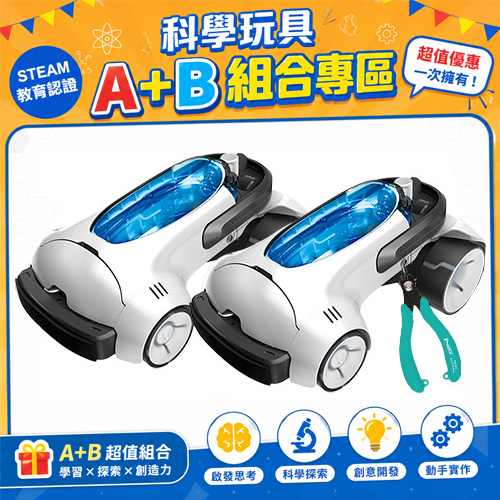 【超值組合】GE-732 空氣動力超跑(兩入組)+模型專用手鉗PM-203