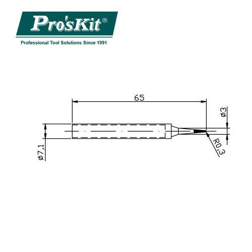 ProsKit 寶工 SI-139用特尖烙鐵頭 5SI-139-SB