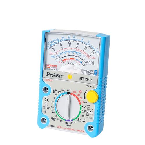 Pro'sKit 寶工 MT-2018   24檔指針型防誤測三用電錶 