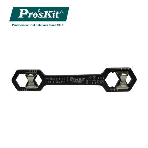 ProsKit寶工 HW-316 14合1公英制掌上快調扳手