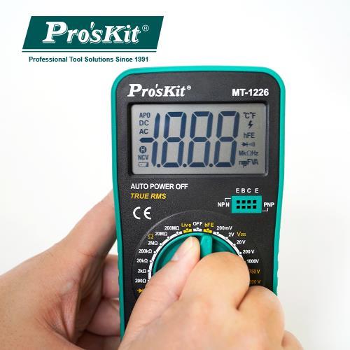 ProsKit 寶工  3-1/2數字電錶 MT-1226