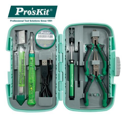 Pro'sKit寶工便攜式焊接工具组（9件）PK-324